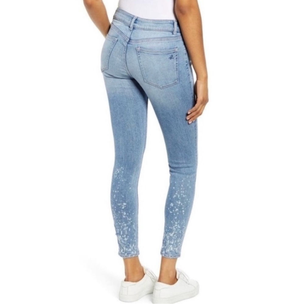 DL1961 Florence Mid-Rise Instasculpt Ankle Skinny Jeans Venice Blue Size 29 - Picture 3 of 12